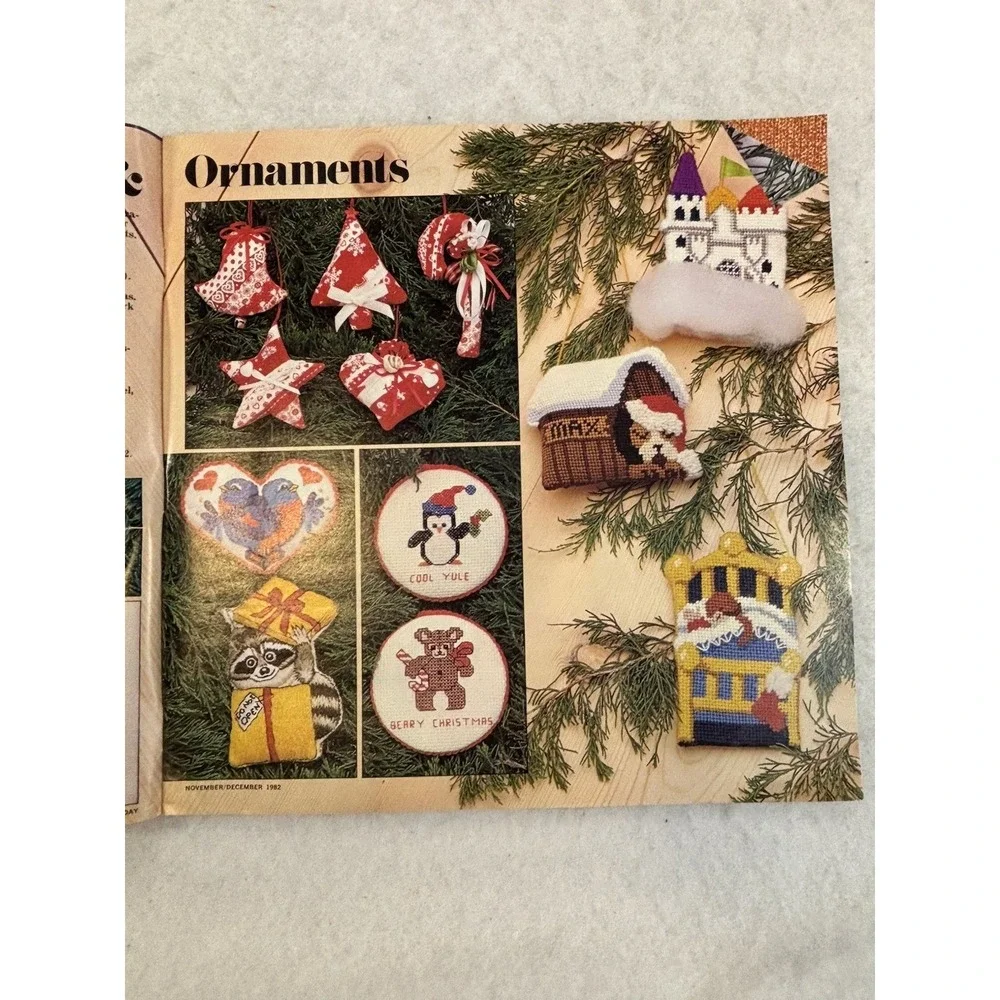 Vintage Needlecraft For Today Patterns Nov/Dec 1982 Christmas Treasury Issue‎